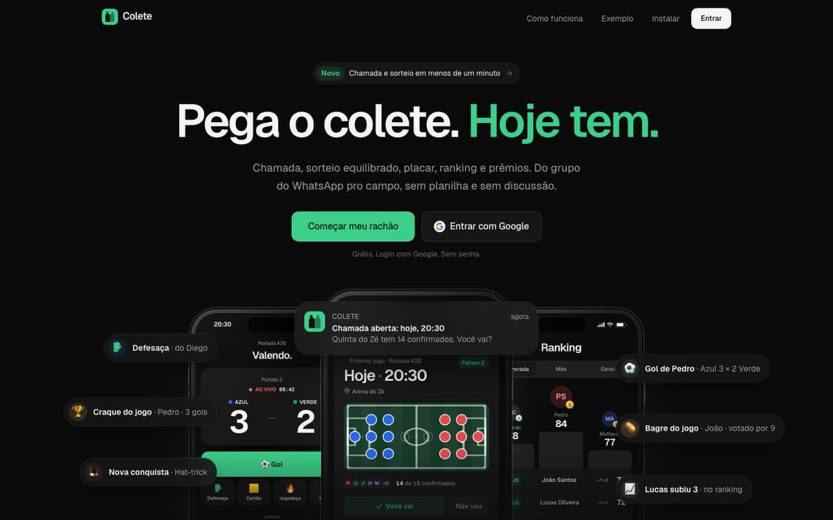 Tela de Colete